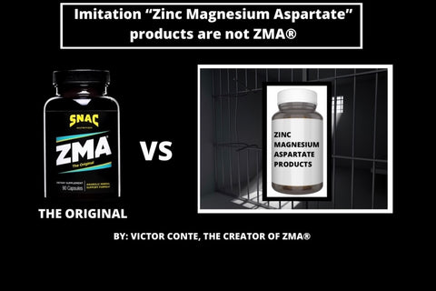 Imitation “Zinc Magnesium Aspartate” products are not ZMA®