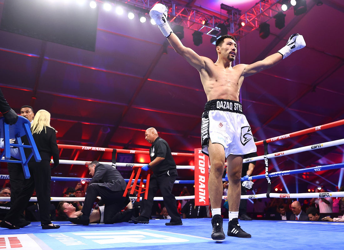 Benavidez and Janibek do 'the Chris Rock'