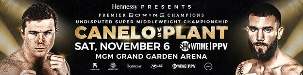 Unbeaten IBF Super Middleweight Champion Plant Nears Undisputed 168-Pound Title Showdown Against Unified Champion Canelo Álvarez Saturday, November 6 on SHOWTIME PPV® at MGM Grand Garden Arena in Las Vegas in a Premier Boxing Champions Event