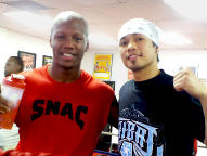 Zab Judah Connects with Victor Conte