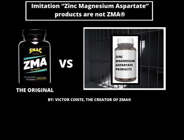 Imitation “Zinc Magnesium Aspartate” products are not ZMA®