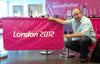 Victor Conte, now an anti-doping advocate, arrives at the London Olympics with female boxer Marlen Esparza