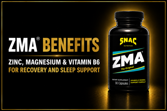 ZMA® Benefits: Zinc, Magnesium & Vitamin B6 for Recovery and Sleep Support