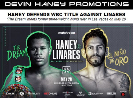 WBC World Lightweight Devin "The Dream" Haney Defends Title Against Jorge Linares