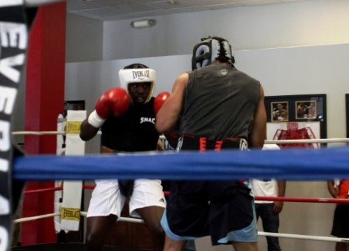 Andre Berto and Karim Mayfrield