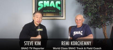 Remi Korchemny World Class SNAC Track & Field Coach Interview with SNAC TV Reporter Steve Kim
